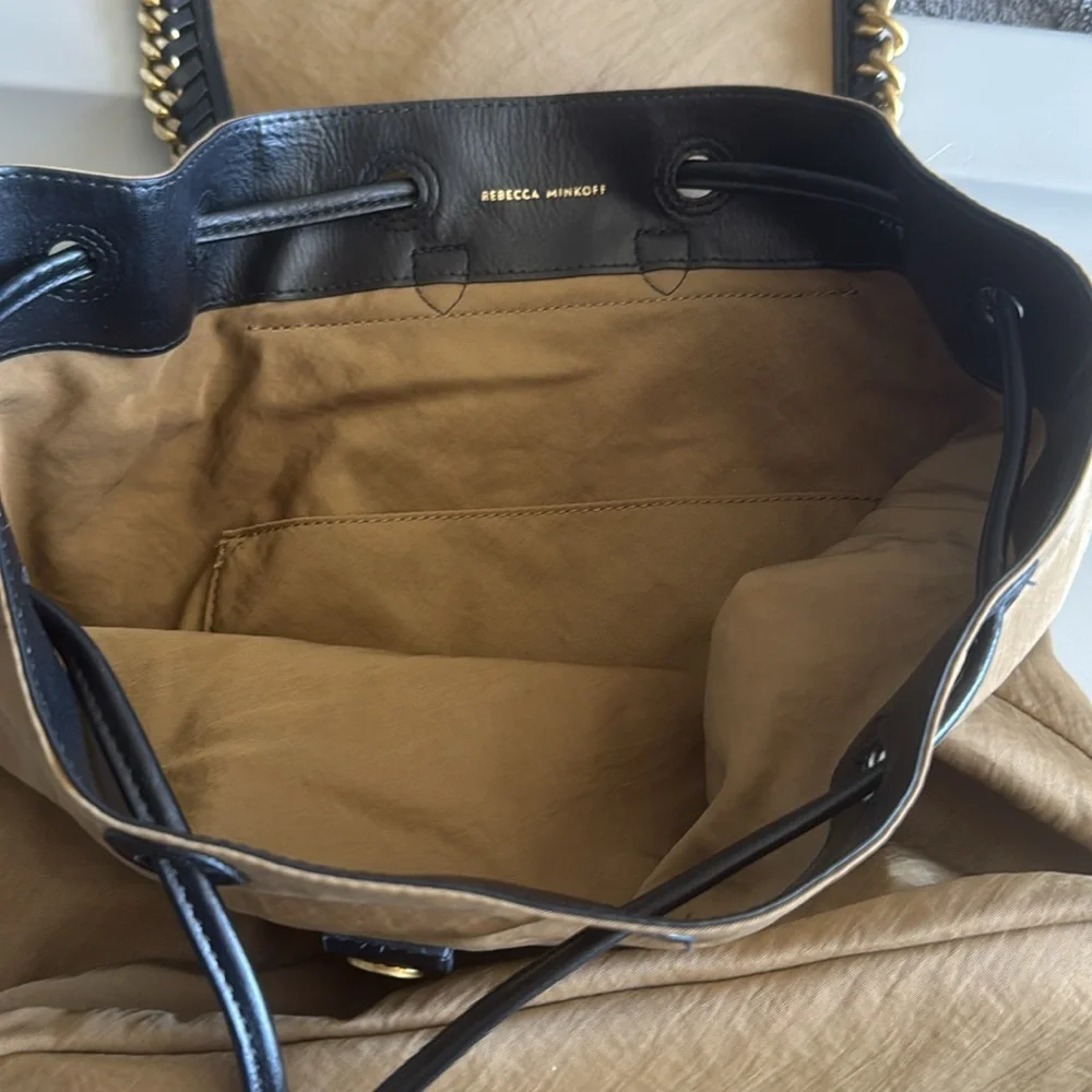 NWOT Rebecca Minkoff Woven Chain Backpack